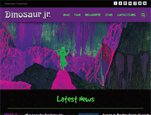 Tablet Screenshot of dinosaurjr.com